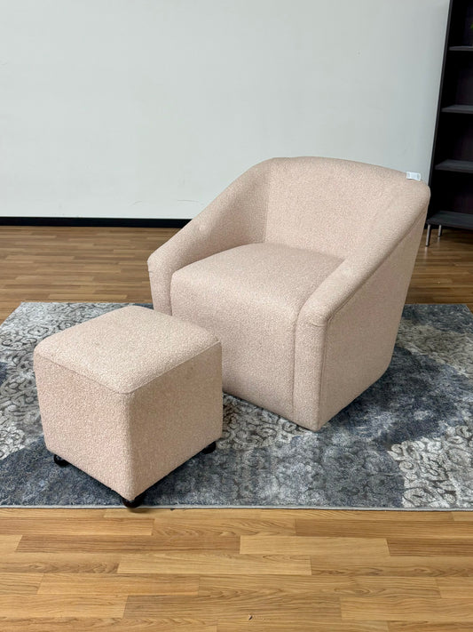 Chair & Stool Set in Pink