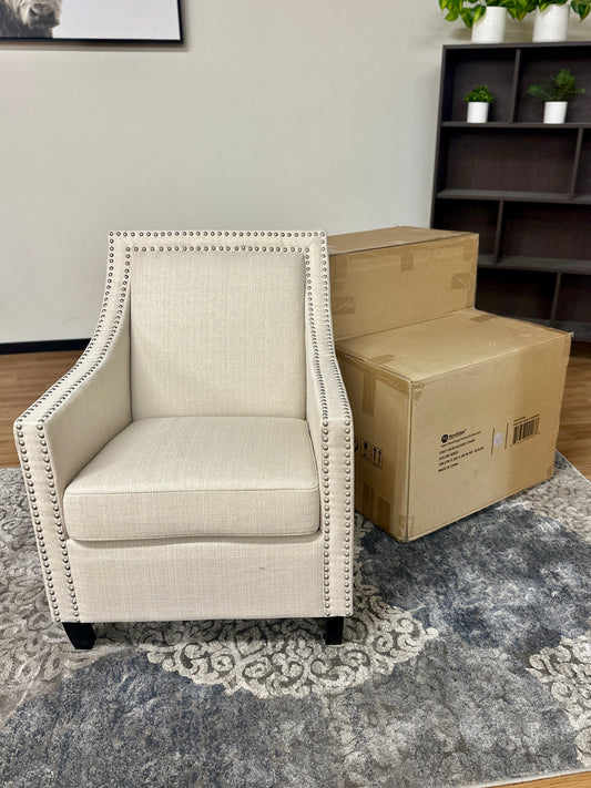 Emery Accent Chairs in White