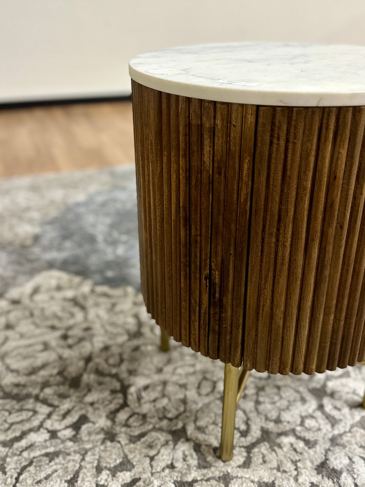 Marble Milo Mango Side Table