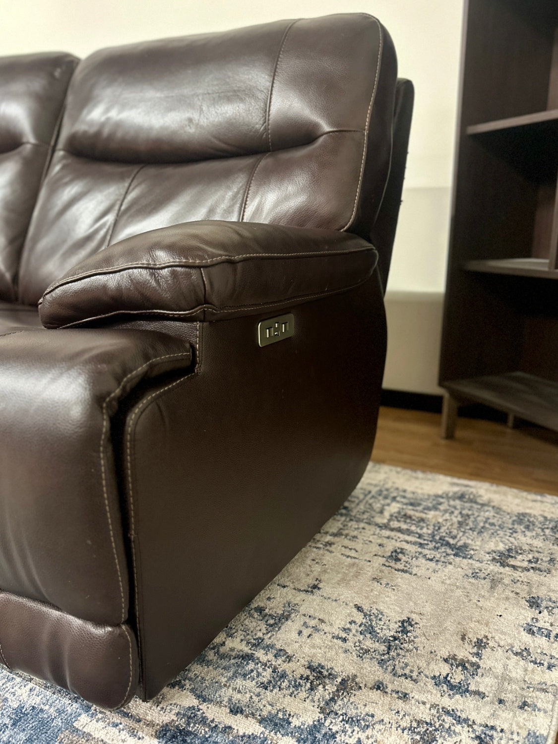 Dark Brown Recliner Couch