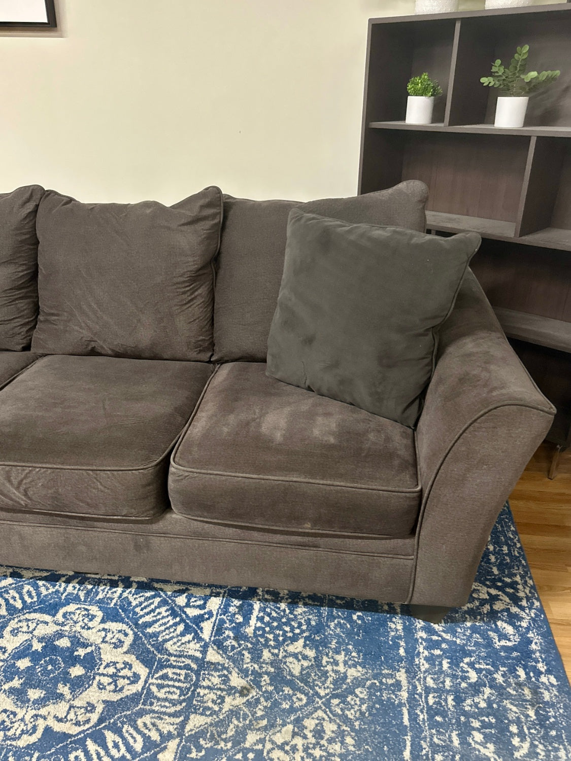 PICKUP ONLY! Grey Sofa w/ Pillows