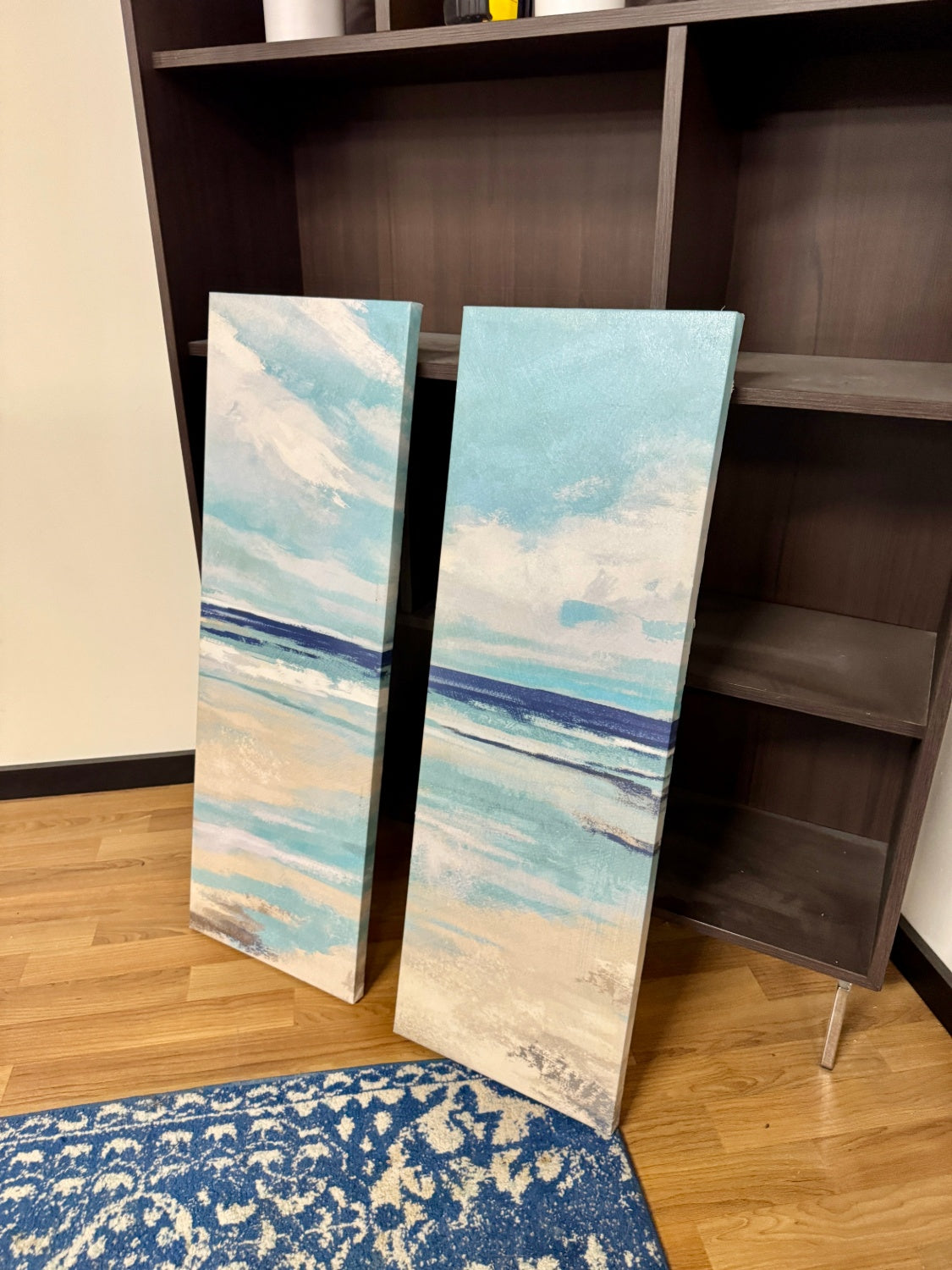 Blue 2 Piece Ocean Art