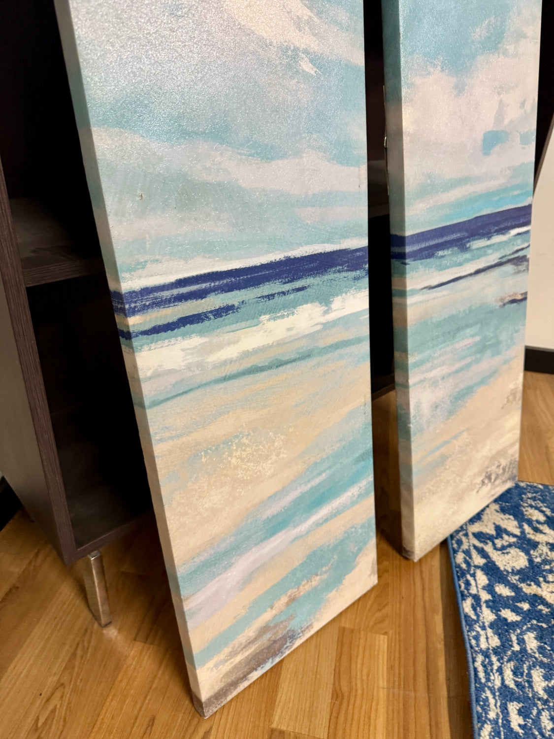 Blue 2 Piece Ocean Art