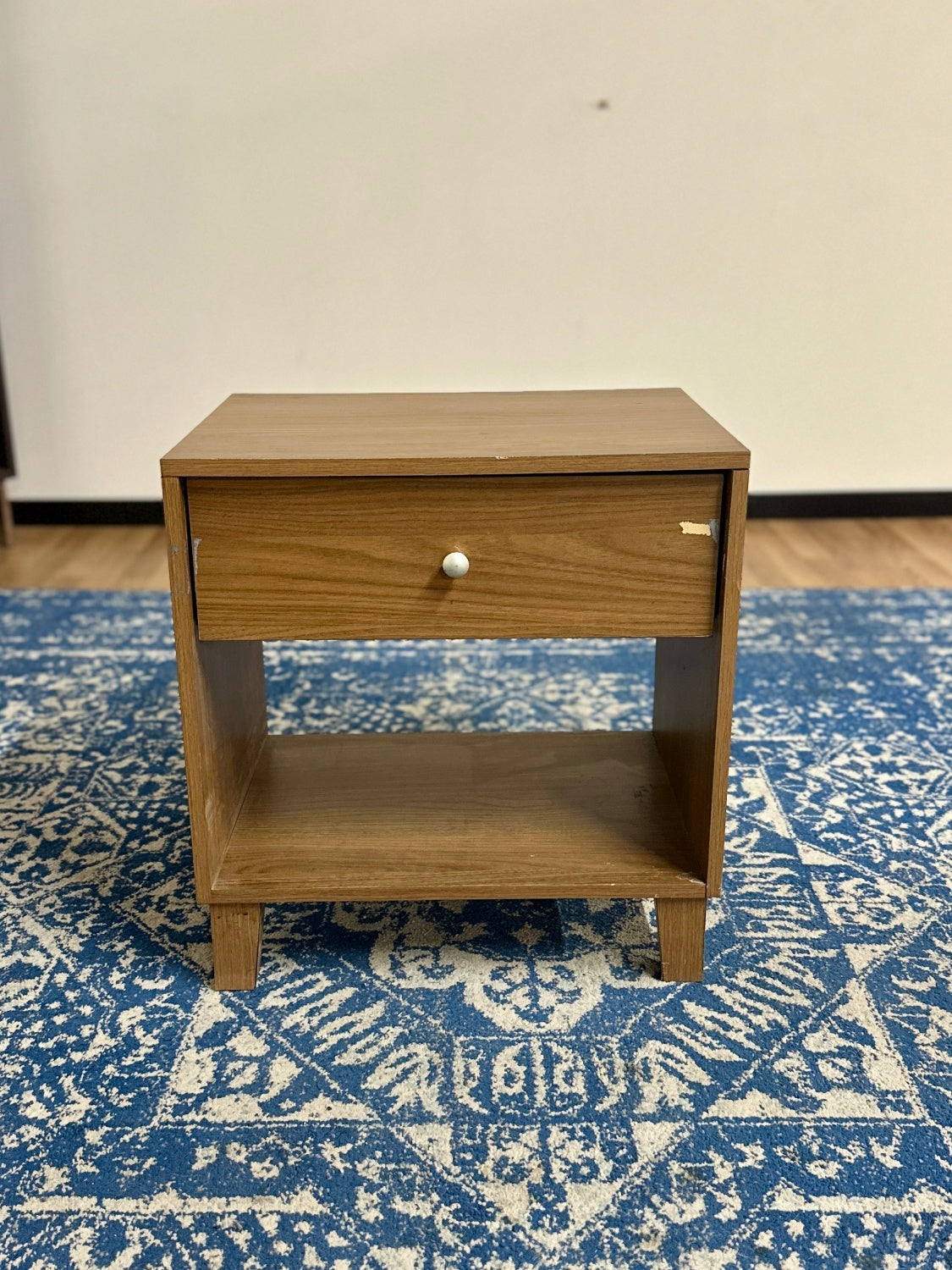 Brown Wood Nightstand