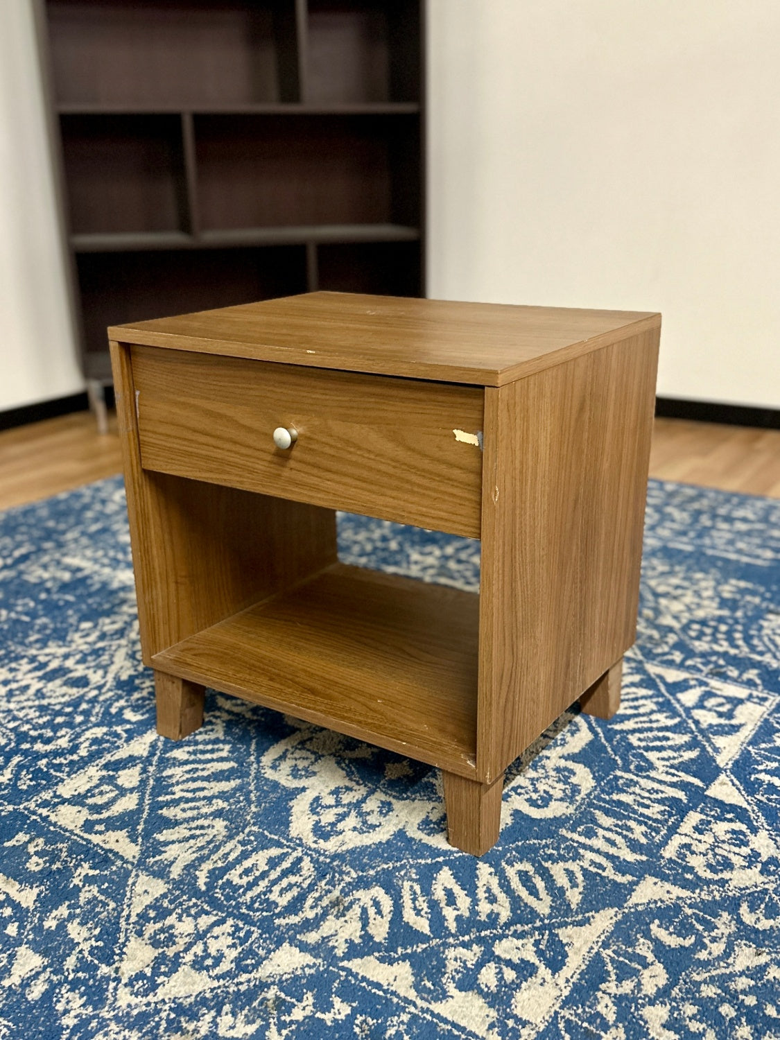Brown Wood Nightstand