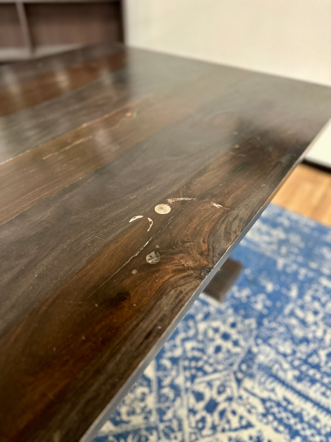 Dark Kitchen Dining Table