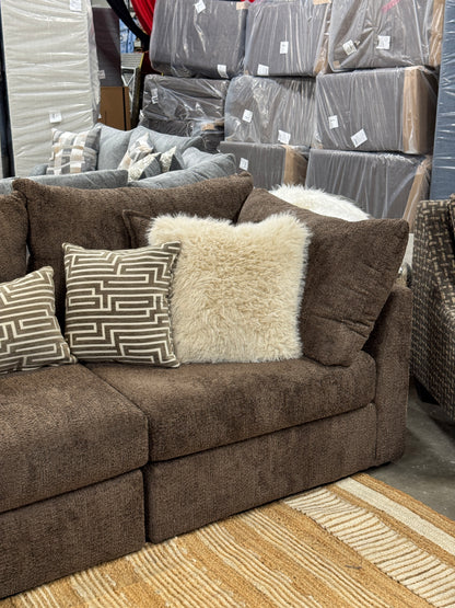 Boulder Sofa in Chocolate