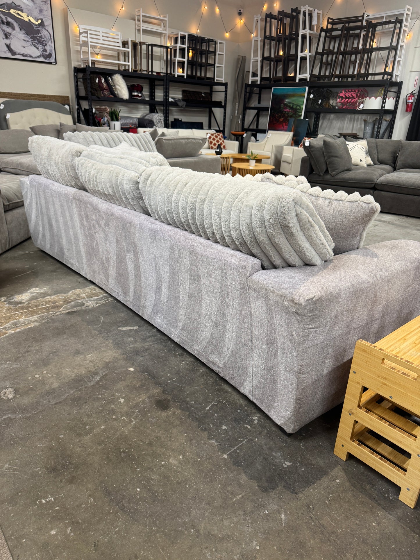 Rooms To Go Moreau Street 2-Piece Fabric Corduroy Sectional with Chaise