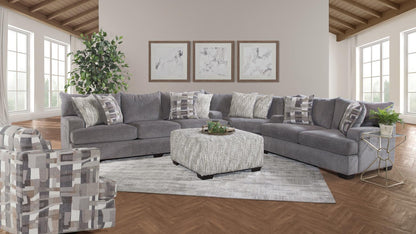 Summit Modular Sectional in Heather Grey