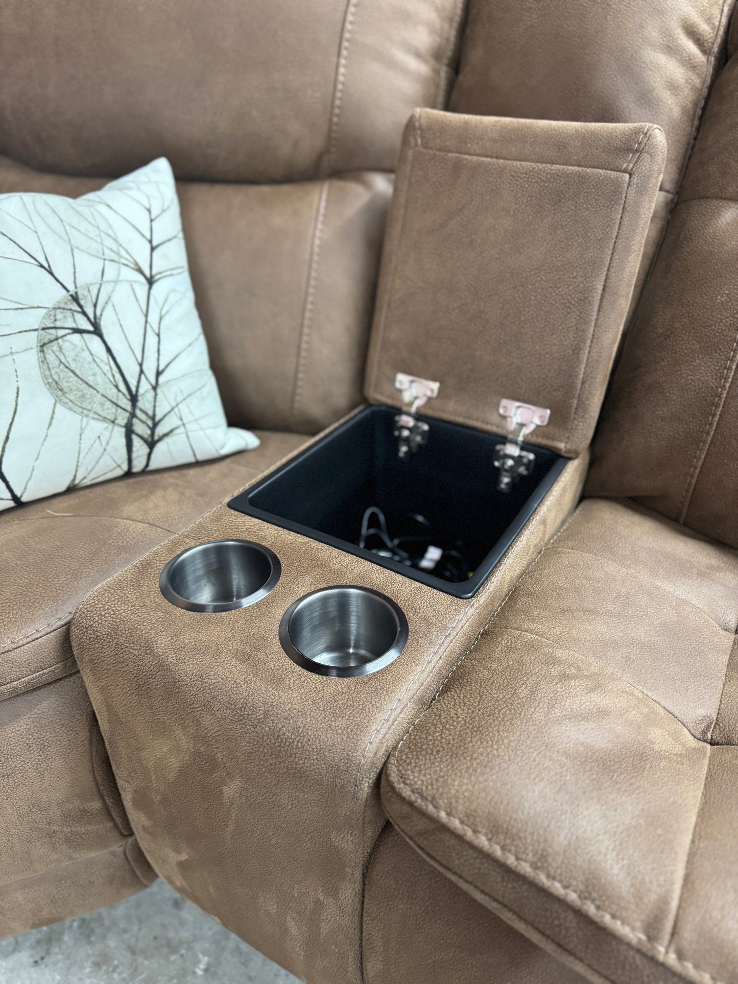 Simms Fabric Power Reclining Sectional with Power Headrests