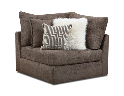 Boulder Grand Corner Sectional in Chocolate