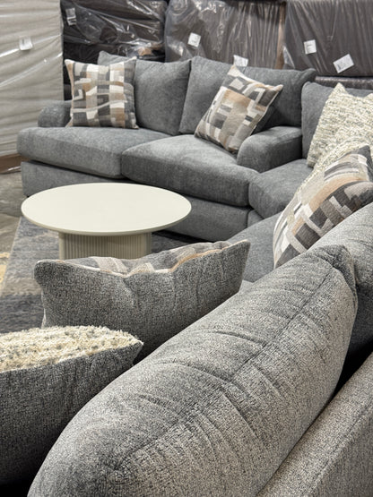 Summit Modular Sectional in Heather Grey