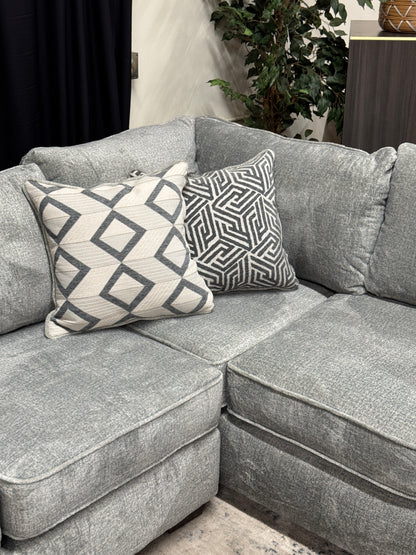 Alpine Modular Sectional in Soft Grey