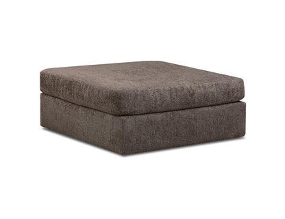 Boulder Ottoman in Chocolate