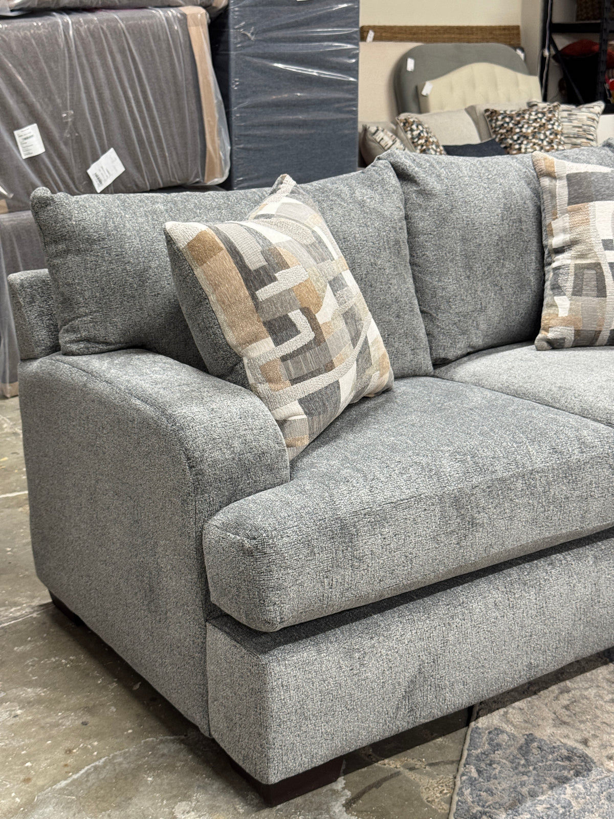 Summit Modular Sectional in Heather Grey