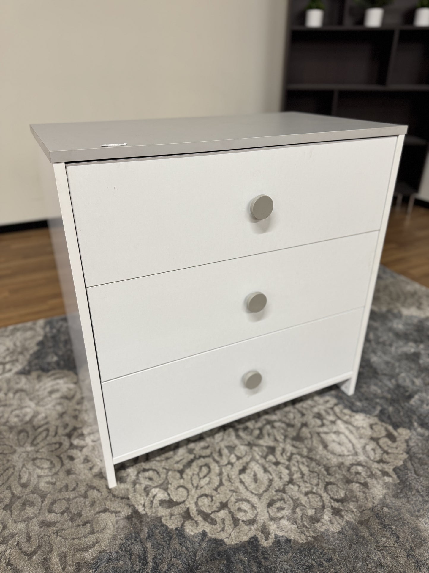 3 Drawer Dresser in White