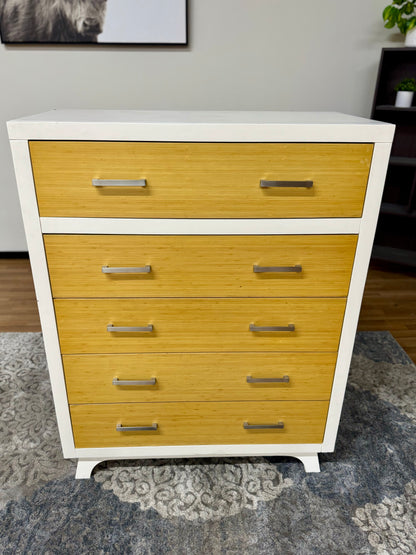 5 Drawer Dresser in White