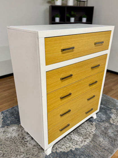 5 Drawer Dresser in White