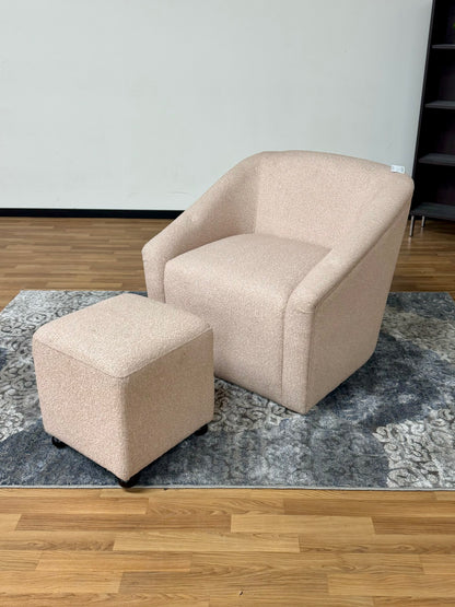 Chair & Stool Set in Pink