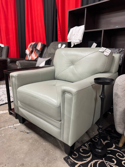 Abbyson Home Atmore Top Grain Leather Chair