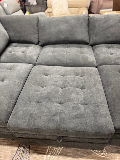 Thomasville Tisdale Modular Sectional 6-Piece with Storage Ottoman