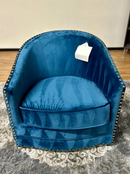 Swivel Chair in Blue