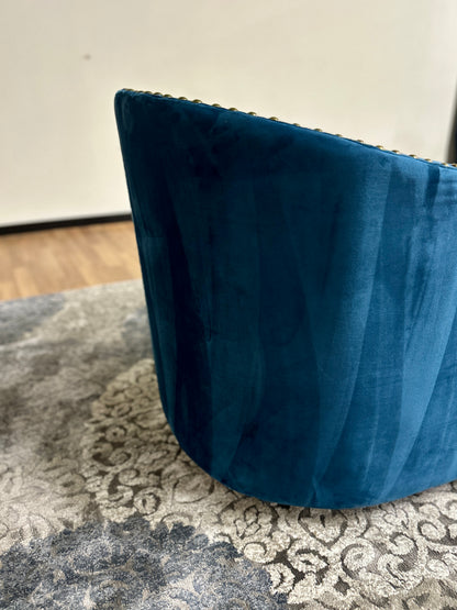 Swivel Chair in Blue