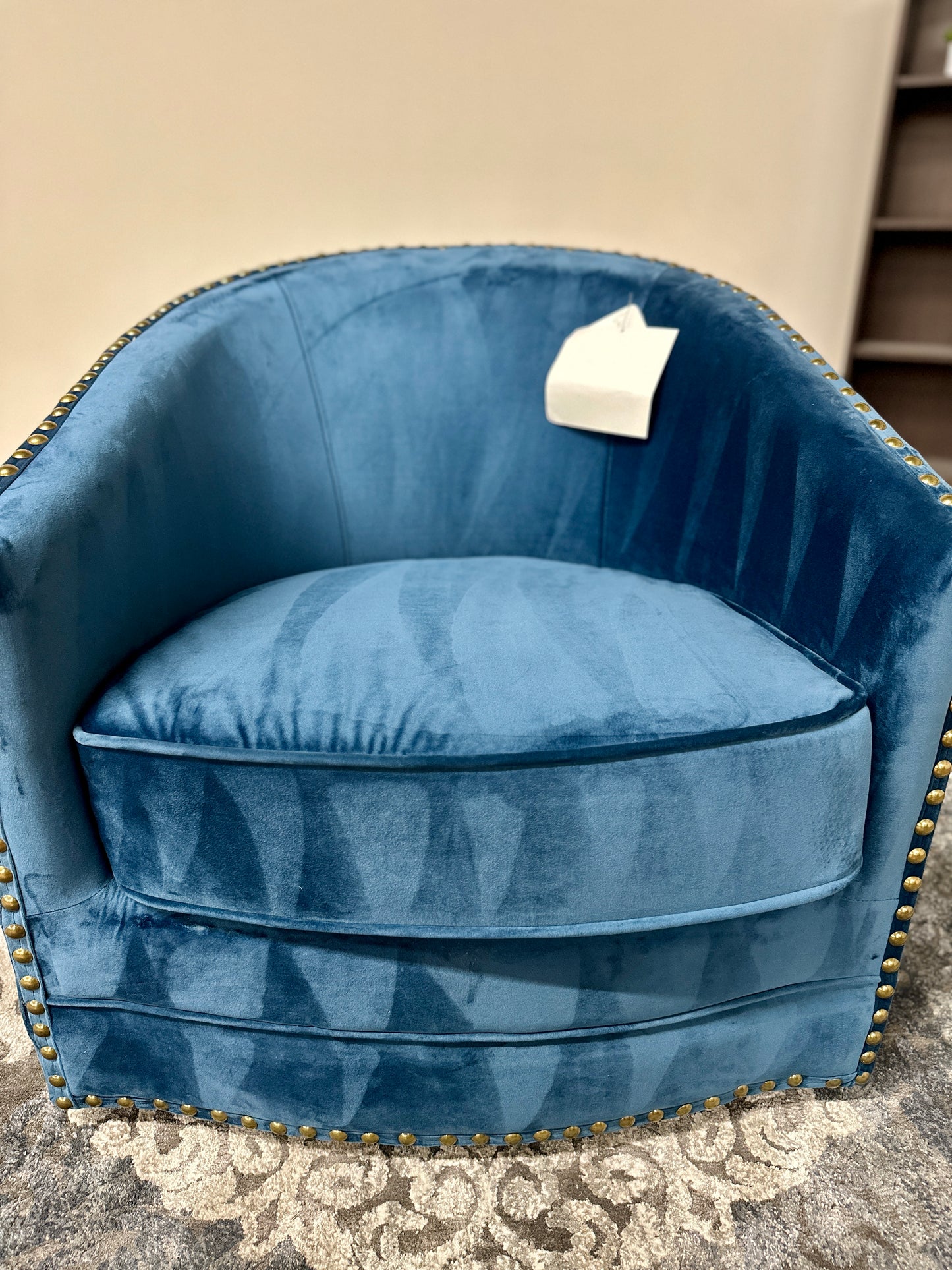 Swivel Chair in Blue