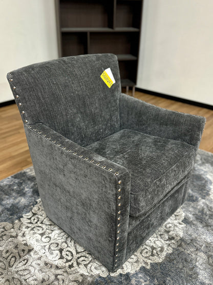 Swivel Chair in Charcoal