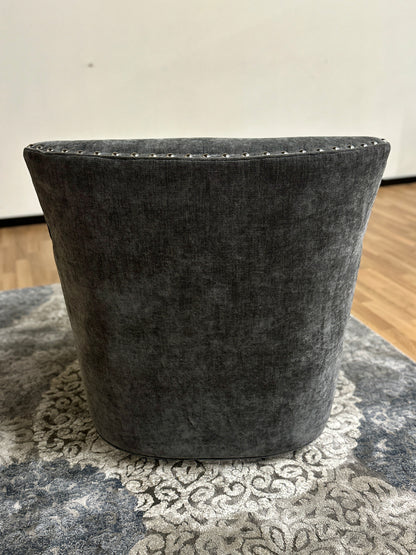 Swivel Chair in Charcoal