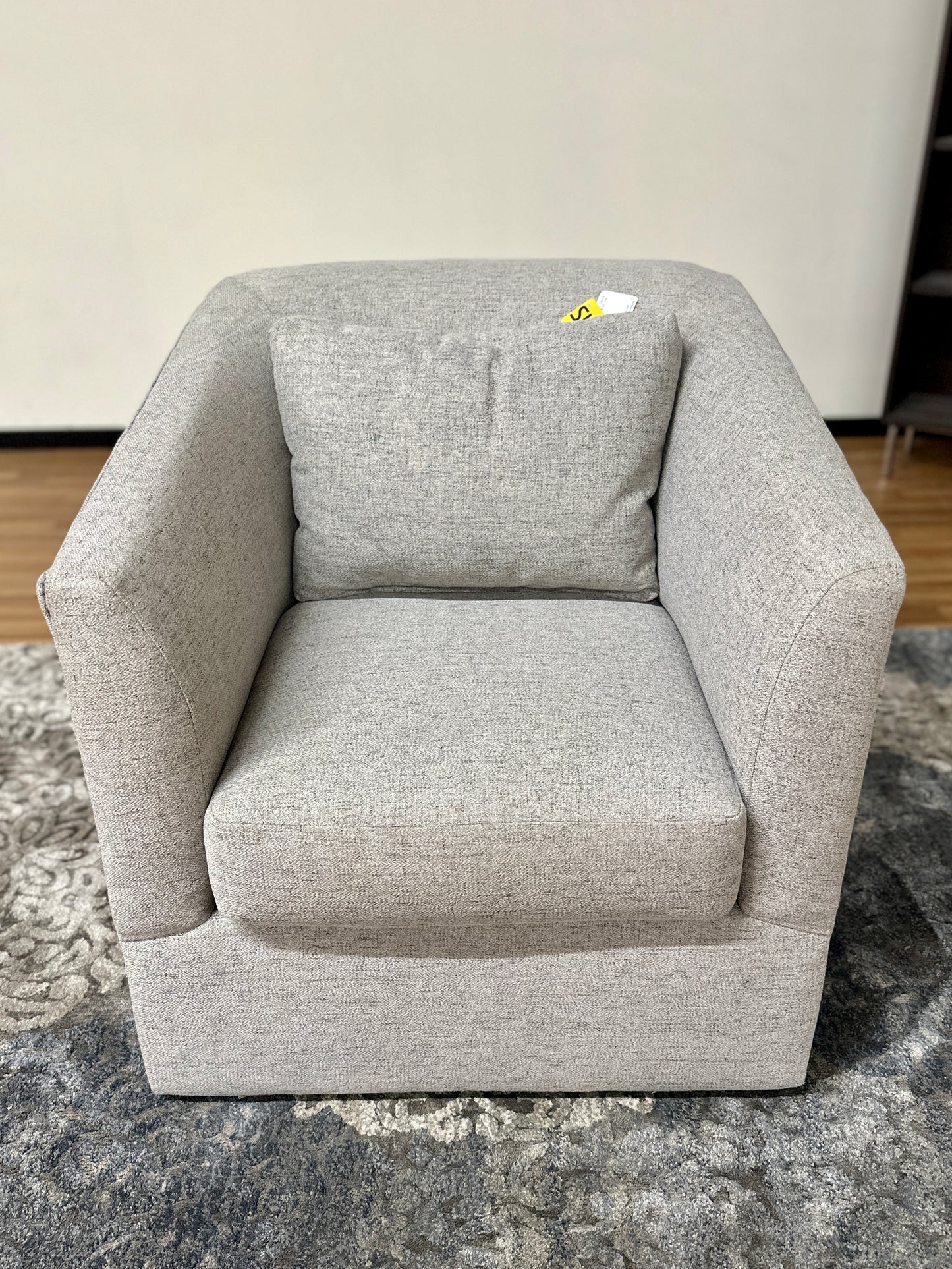 Swivel Chair in Light Grey