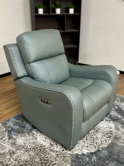 Jayden Creation Recliner Chair in Hyperion Spa Blue
