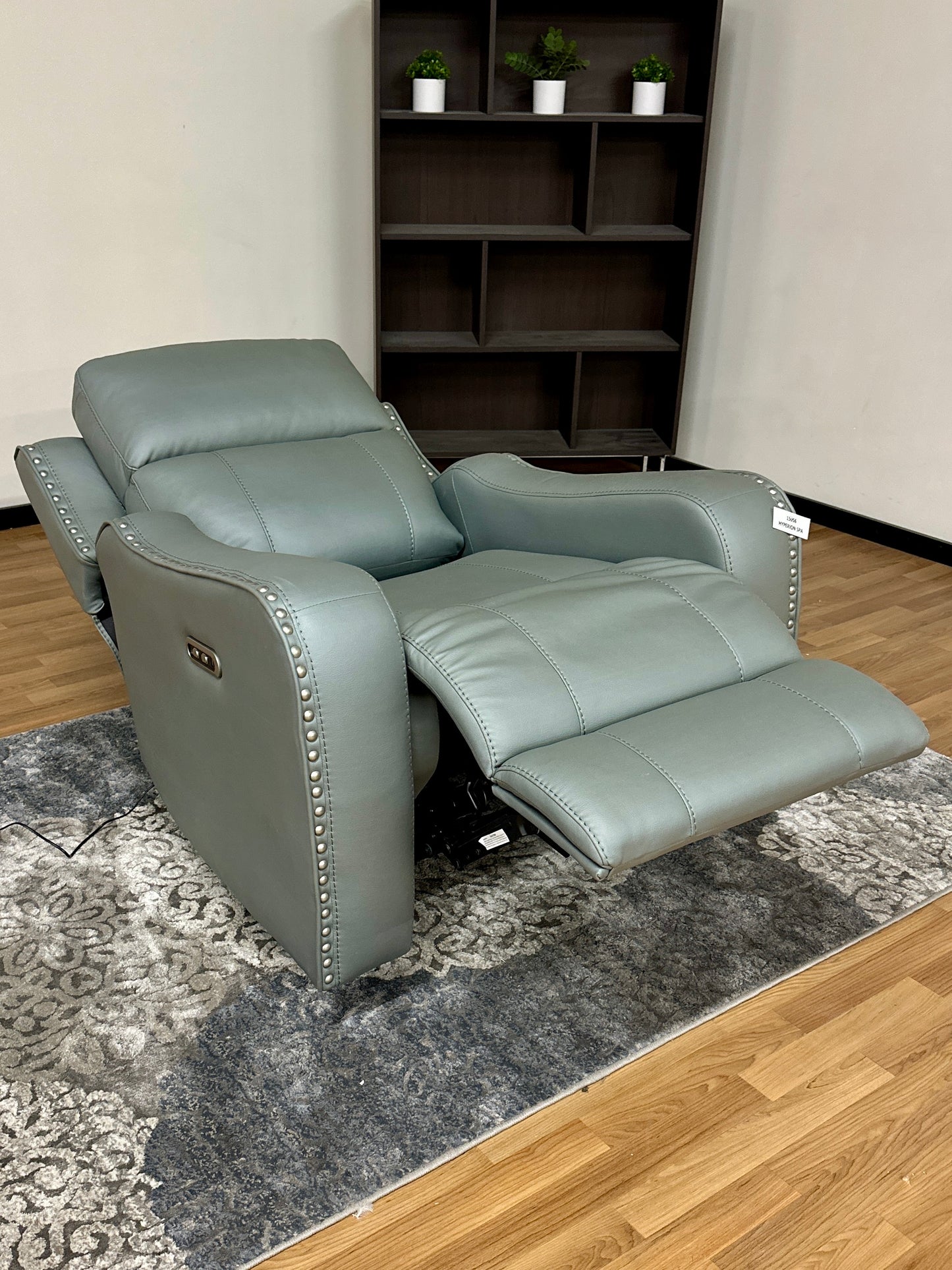 Jayden Creation Recliner Chair in Hyperion Spa Blue