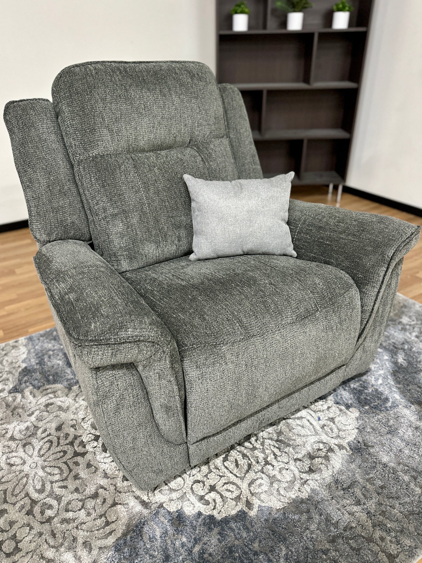 Barcalounger Adam Recliner Chair in Dark Grey