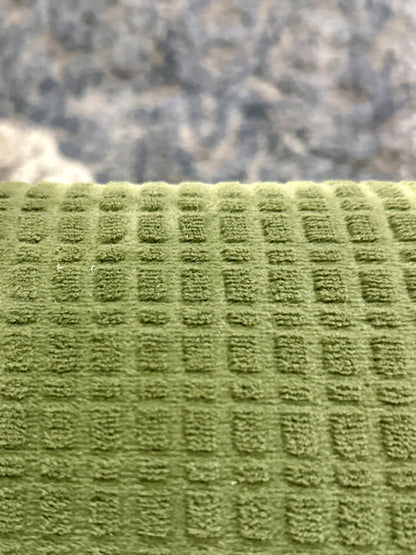 Chenille Bench in Green