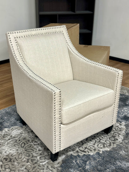 Emery Accent Chairs in White