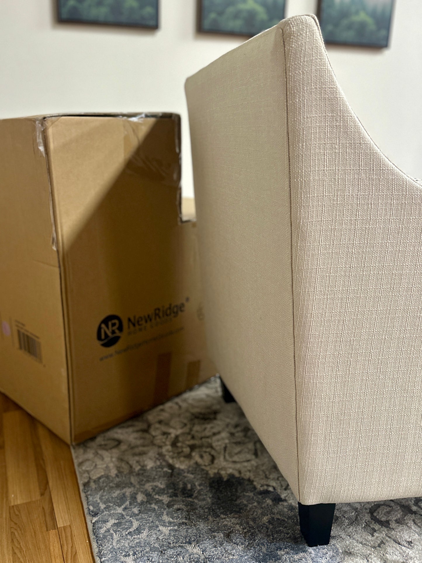 Emery Accent Chairs in White