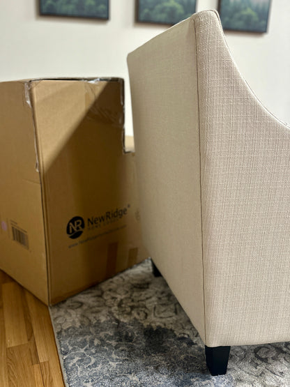 Emery Accent Chairs in White