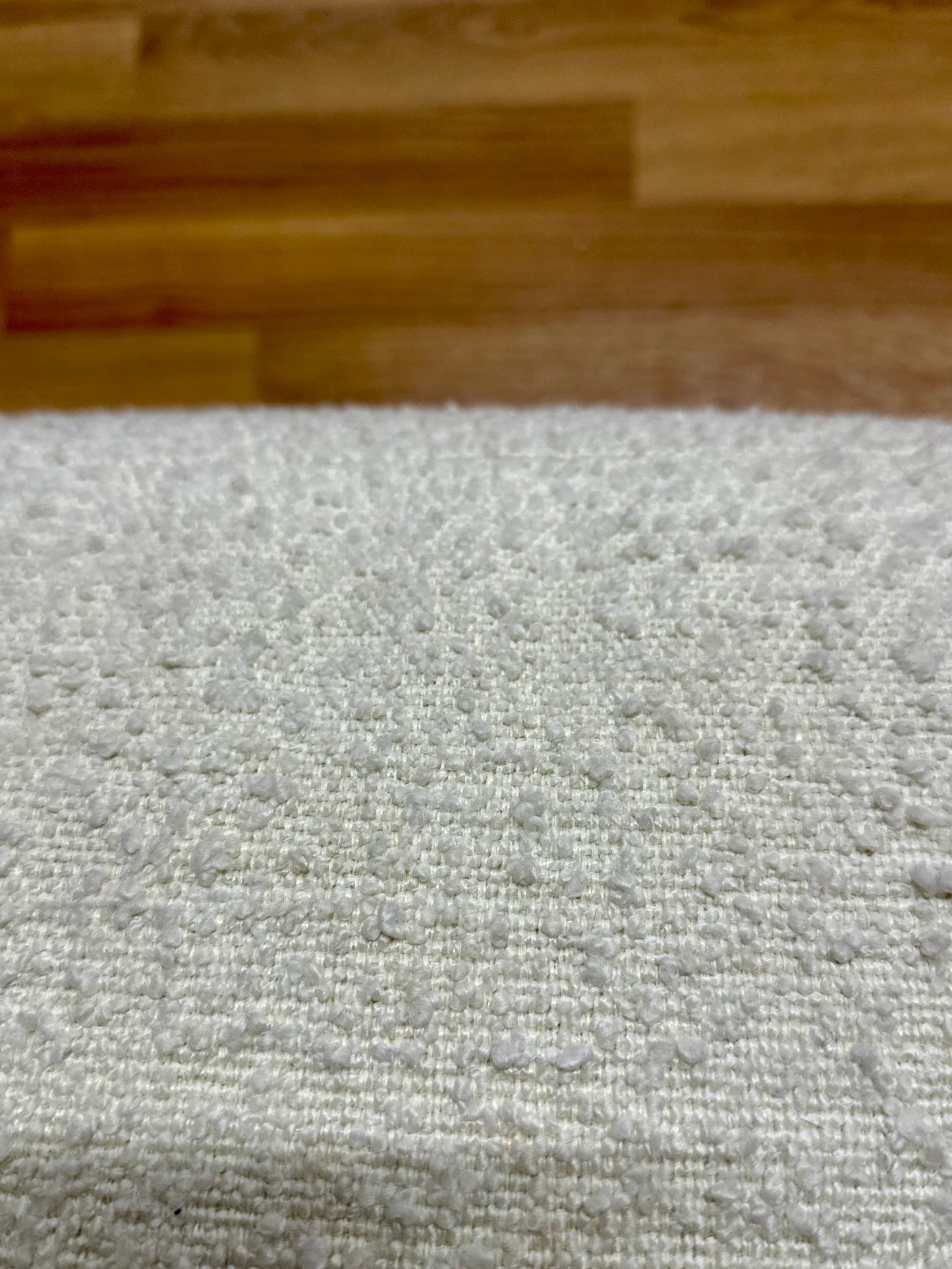 Boucle 3pc Sectional in White