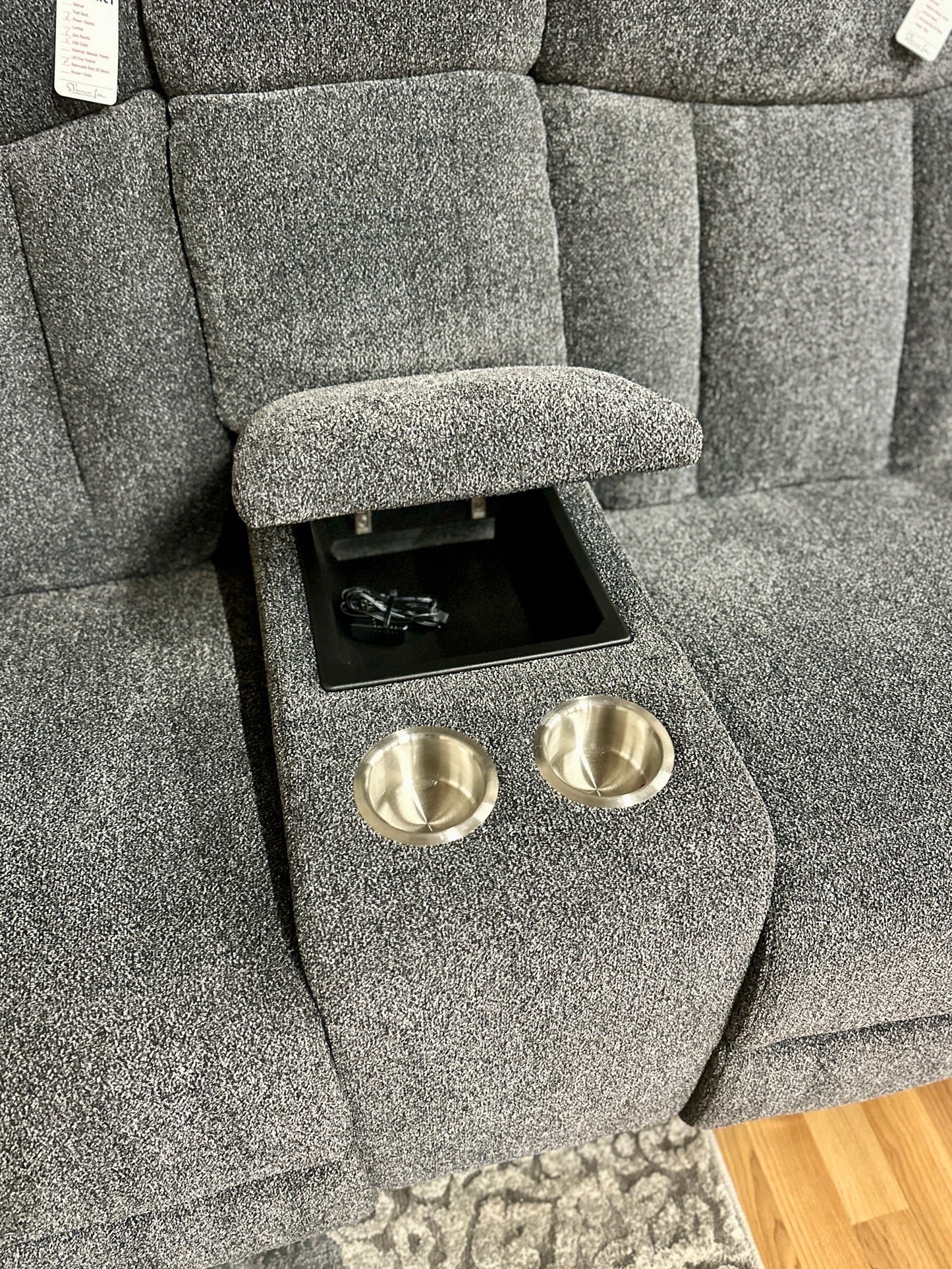 3pc Reclining Set in Slate Gray