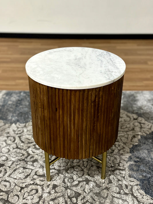 Marble Milo Mango Side Table