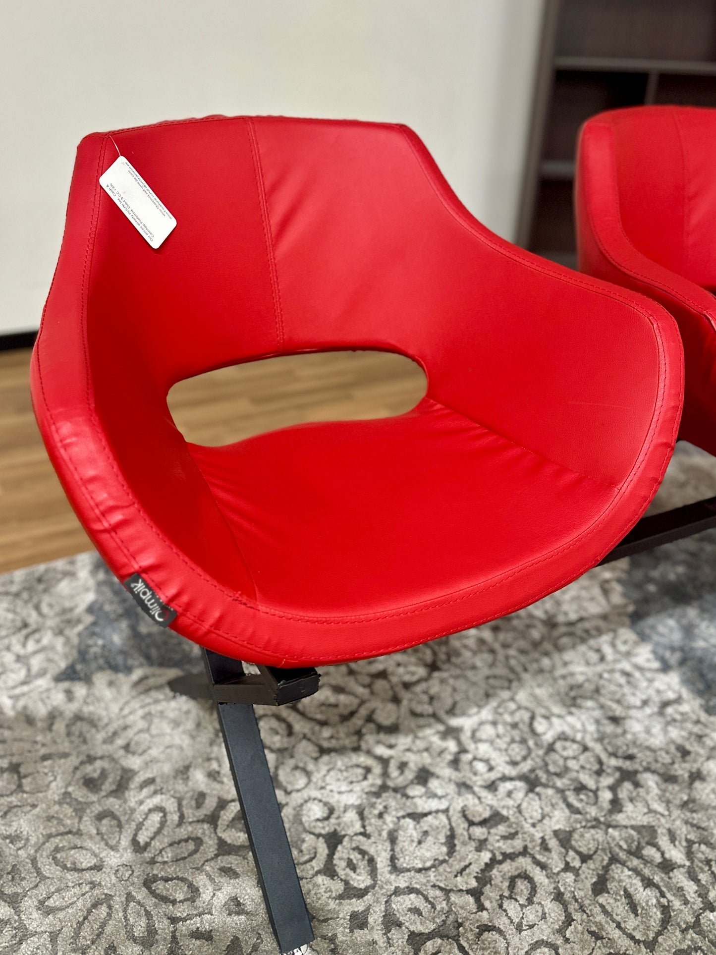 Leather Olimpik Accent Chairs
