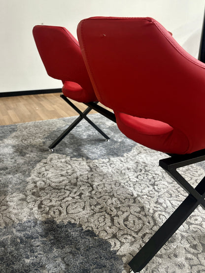 Leather Olimpik Accent Chairs