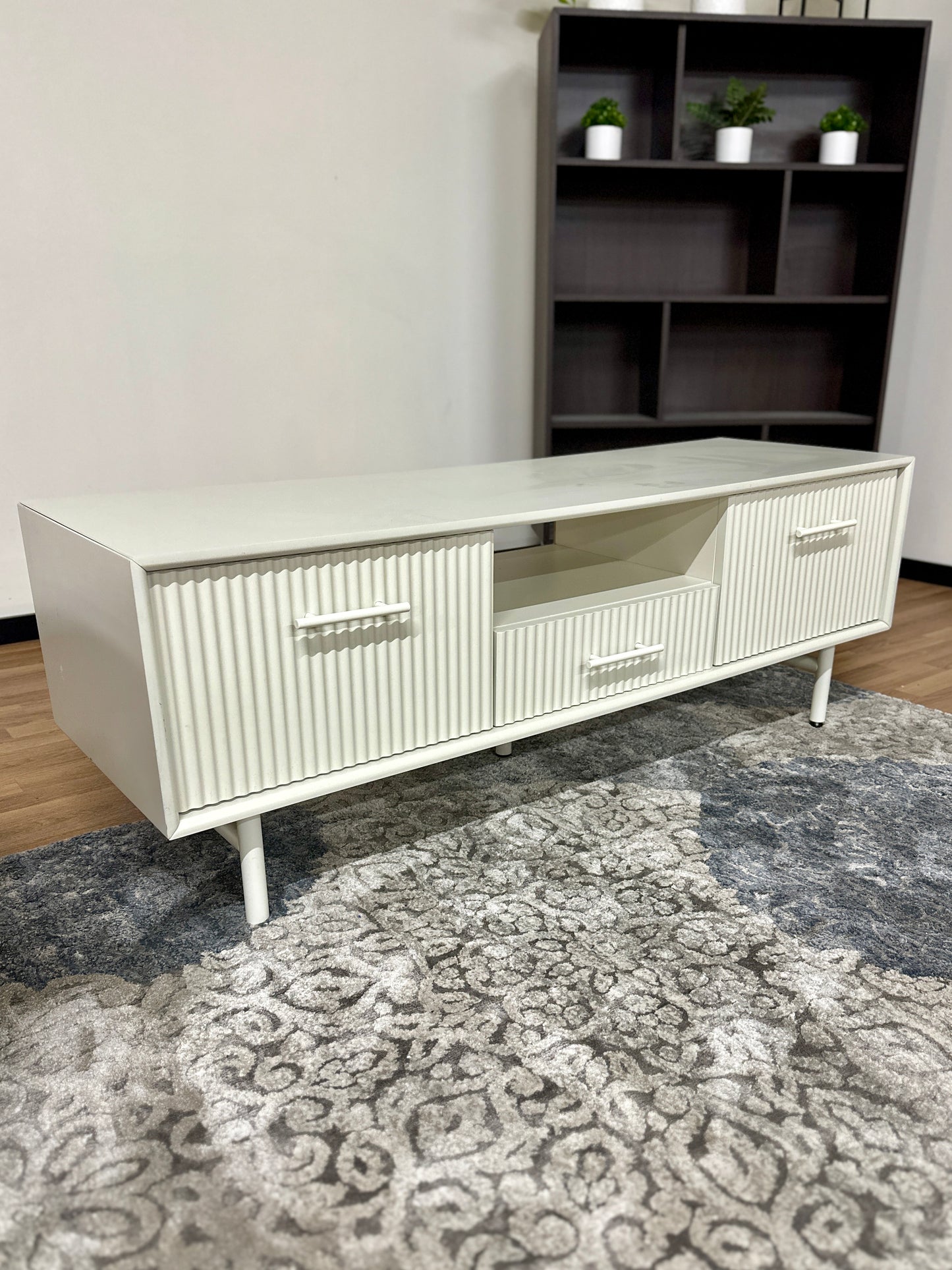 Palma TV Stand & Coffee Table in White