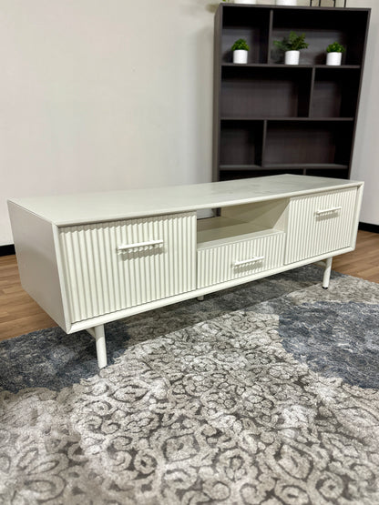 Palma TV Stand & Coffee Table in White