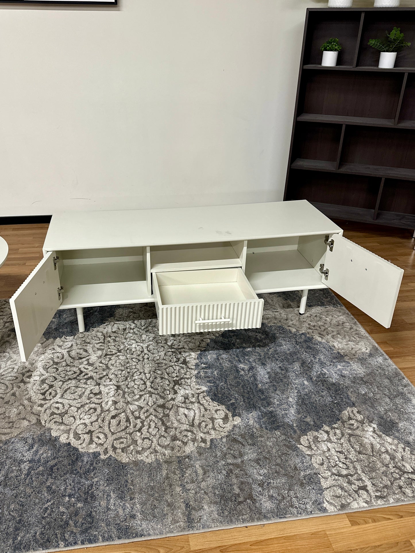 Palma TV Stand & Coffee Table in White