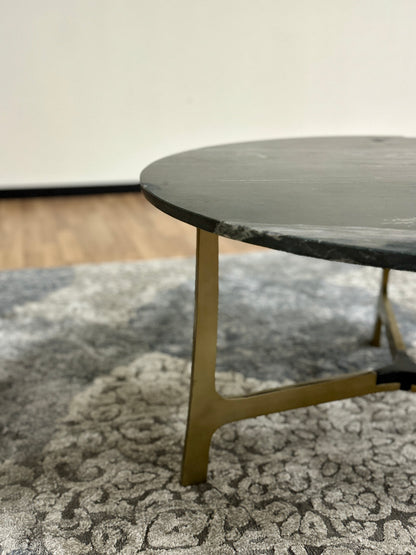 Marble Coffee Table in Black & Gold