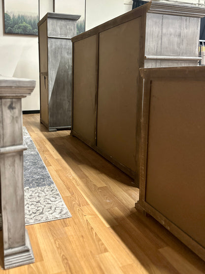 4pc Texas Rustic Solid Pine Wood King Bedroom Set