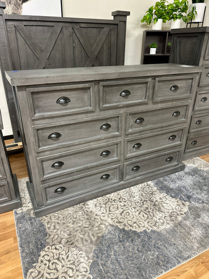 4pc Texas Rustic Solid Pine Wood Bedroom Set