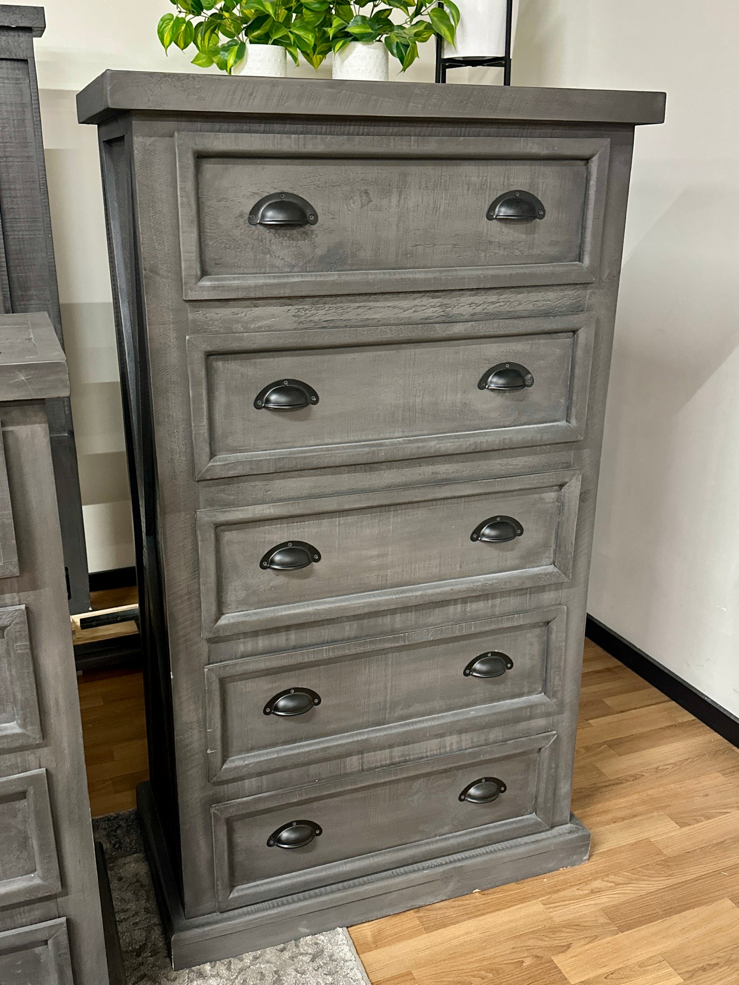 4pc Texas Rustic Solid Pine Wood Bedroom Set